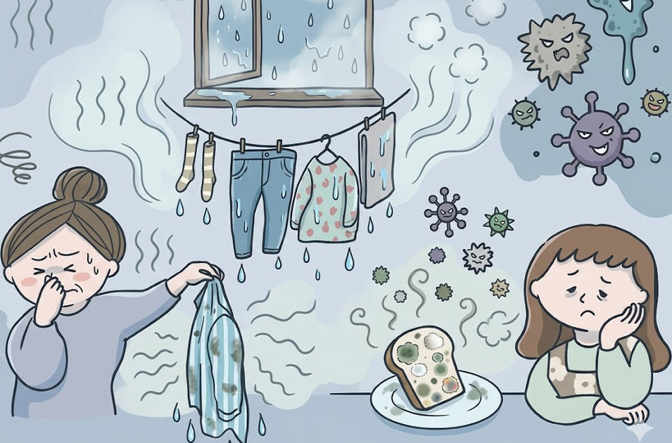 カビ対策は空気循環がポイント!|梅雨の湿気を防ぐ快適な部屋づく