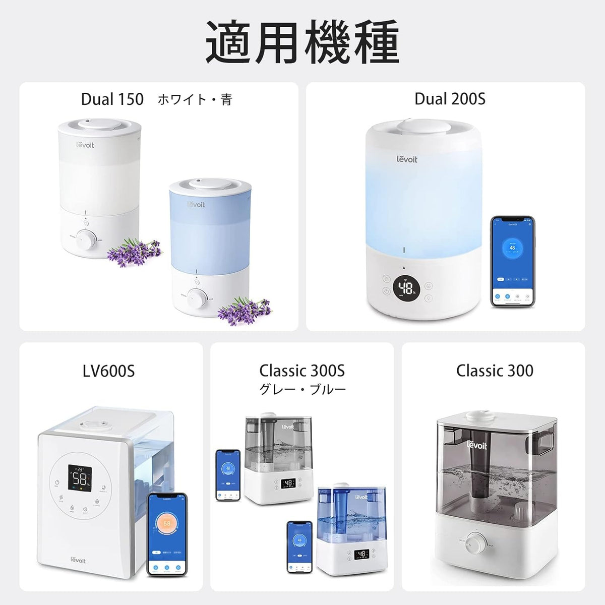 Levoit レボイト 加湿器専用スポンジフィルター(10パックセット)